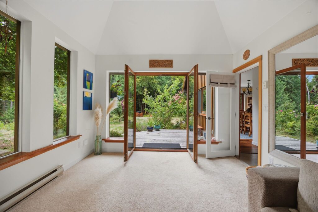 Denman Island Sanctuary on Five Private Acres