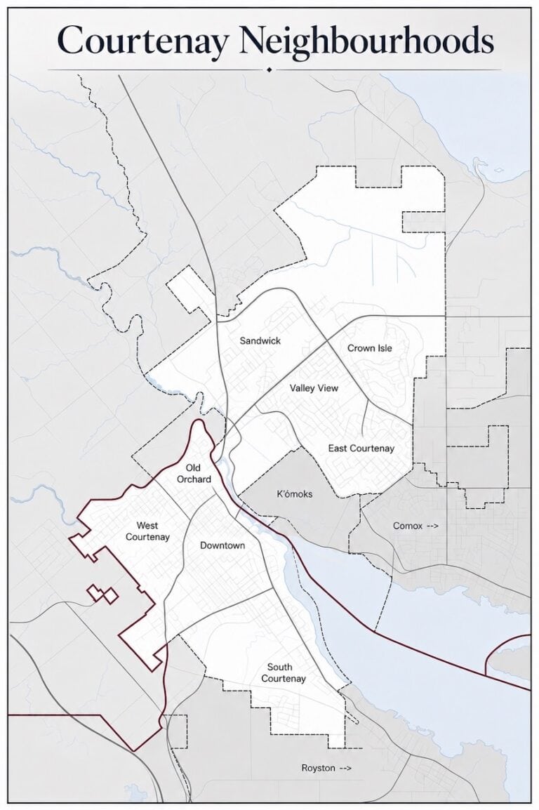 Courtenay Neighbourhood Map